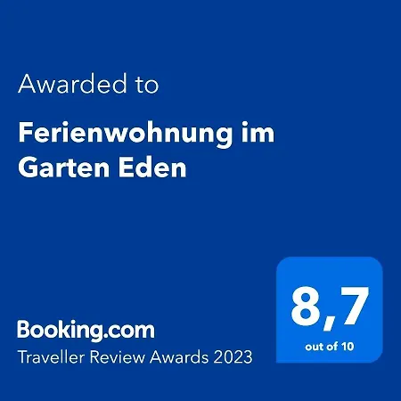 Ferienwohnung Im Garten Eden Gruenberg Exterior photo